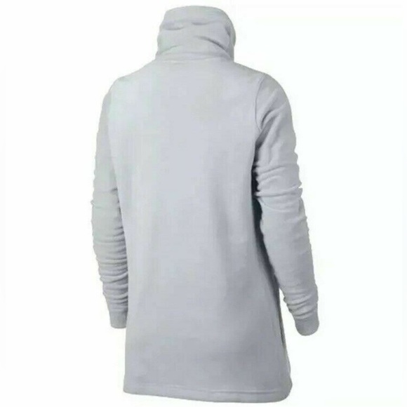 Nike Therma Dri-Fit Tunic Long Sleeve Funnel Neck Fleece Sweatshirt Top size S - Picture 1 of 13